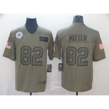Men's Dallas Cowboys #82 Jason Witten 2019 Camo Salute To Service Limited Stitched NFL Jersey Men's Dallas Cowboys #82 Jason Witten 2019 Camo Salute To Service Limited Stitched NFL Jersey