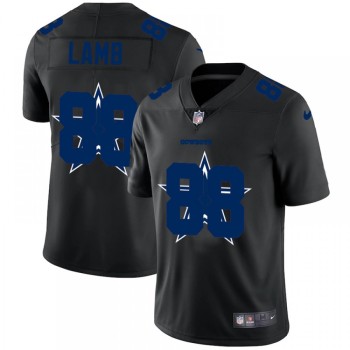 Men's Dallas Cowboys #88 CeeDee Lamb Black Shadow Logo Limited Stitched Jersey Men's Dallas Cowboys #88 CeeDee Lamb Black Shadow Logo Limited Stitched Jersey