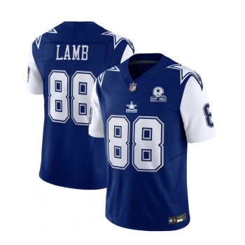 Men's Dallas Cowboys #88 CeeDee Lamb Navy 2023 F.U.S.E. With 1960 Patch Vapor Limited Stitched Football Jersey Men's Dallas Cowboys #88 CeeDee Lamb Navy 2023 F.U.S.E. With 1960 Patch Vapor Limited Stitched Football Jersey