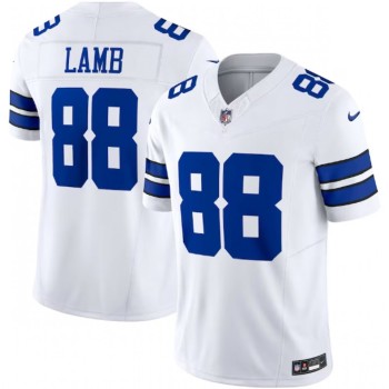 Men's Dallas Cowboys #88 CeeDee Lamb White 2023 F.U.S.E. Vapor Untouchable Stitched Football Jersey Men's Dallas Cowboys #88 CeeDee Lamb White 2023 F.U.S.E. Vapor Untouchable Stitched Football Jersey