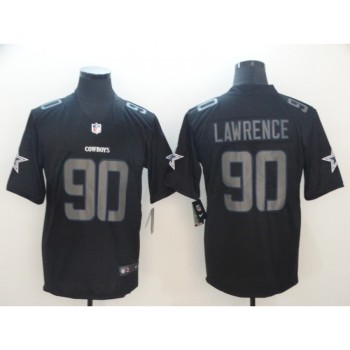 Men's Dallas Cowboys #90 Demarcus Lawrence 2018 Black Impact Limited Stitched NFL Jersey Men's Dallas Cowboys #90 Demarcus Lawrence 2018 Black Impact Limited Stitched NFL Jersey