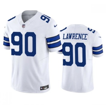 Men's Dallas Cowboys #90 Demarcus Lawrence White 2023 F.U.S.E. Vapor Limited Stitched Football Jersey Men's Dallas Cowboys #90 Demarcus Lawrence White 2023 F.U.S.E. Vapor Limited Stitched Football Jersey
