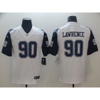 Men's Dallas Cowboys #90 Demarcus Lawrence White Color Rush Limited Stitched NFL Jersey Men's Dallas Cowboys #90 Demarcus Lawrence White Color Rush Limited Stitched NFL Jersey