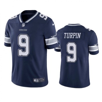 Men's Dallas Cowboys #9 KaVontae Turpin Navy Vapor Limited Stitched Football Jersey Men's Dallas Cowboys #9 KaVontae Turpin Navy Vapor Limited Stitched Football Jersey