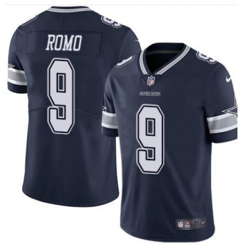 Men's Dallas Cowboys #9 Tony Romo Navy Vapor Untouchable Limited Stitched NFL Jersey Men's Dallas Cowboys #9 Tony Romo Navy Vapor Untouchable Limited Stitched NFL Jersey