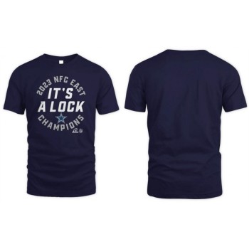 Men's Dallas Cowboys Navy 2023 NFC East Division Champions T-Shirt Men's Dallas Cowboys Navy 2023 NFC East Division Champions T-Shirt