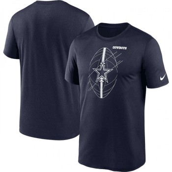 Men's Dallas Cowboys Navy Legend Icon Performance T-Shirt Men's Dallas Cowboys Navy Legend Icon Performance T-Shirt