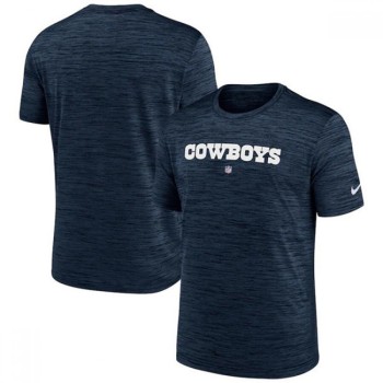 Men's Dallas Cowboys Navy Velocity Performance T-Shirt Men's Dallas Cowboys Navy Velocity Performance T-Shirt