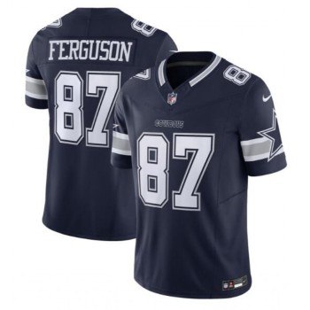 Men's Dallas Cowboys #87 Jake Ferguson Navy 2023 F.U.S.E. Vapor Untouchable Limited Stitched Football Jersey Men's Dallas Cowboys #87 Jake Ferguson Navy 2023 F.U.S.E. Vapor Untouchable Limited Stitched Football Jersey