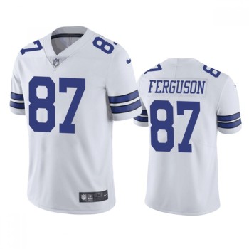 Men's Dallas Cowboys #87 Jake Ferguson White Vapor Untouchable Limited Stitched Football Jersey Men's Dallas Cowboys #87 Jake Ferguson White Vapor Untouchable Limited Stitched Football Jersey