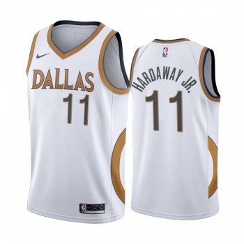 Men's Dallas Mavericks #11 Tim Hardaway Jr. 2020 White City Edition Stitched Jersey Men's Dallas Mavericks #11 Tim Hardaway Jr. 2020 White City Edition Stitched Jersey