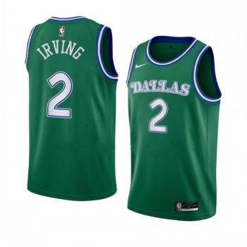 Men's Dallas Mavericks #2 Kyrie Irving Green Classic Edition Stitched Basketball Jersey Men's Dallas Mavericks #2 Kyrie Irving Green Classic Edition Stitched Basketball Jersey