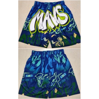 Men's Dallas Mavericks Blue Shorts (Run Small) Men's Dallas Mavericks Blue Shorts (Run Small)