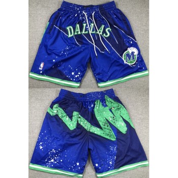 Men's Dallas Mavericks Royal/Green Shorts (Run Small) Men's Dallas Mavericks Royal/Green Shorts (Run Small)