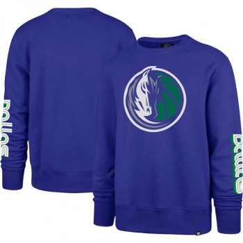 Men's Dallas Mavericks '47 Purple 2022/23 City Edition Two-Peat Headline Pullover Sweatshirt Men's Dallas Mavericks '47 Purple 2022/23 City Edition Two-Peat Headline Pullover Sweatshirt