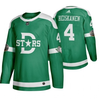 Men's Dallas Stars #4 Miro Heiskanen Green Stitched NHL Jersey Men's Dallas Stars #4 Miro Heiskanen Green Stitched NHL Jersey