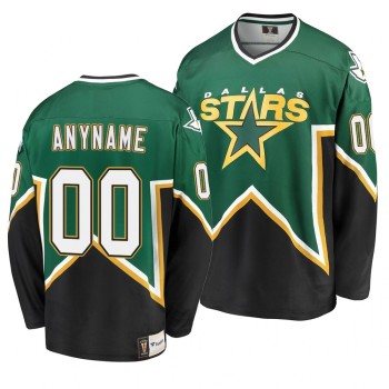 Men's Dallas Stars Personalized Name Number Size Green Heritage Premier Stitched Jersey Men's Dallas Stars Personalized Name Number Size Green Heritage Premier Stitched Jersey