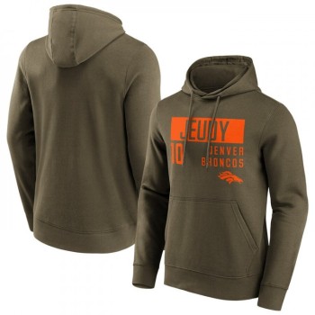 Men's Denver Broncos #10 Jerry Jeudy Fashion Name & Number Hoodie Men's Denver Broncos #10 Jerry Jeudy Fashion Name & Number Hoodie