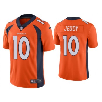 Men's Denver Broncos #10 Jerry Jeudy Orange 2019 Vapor Untouchable Stitched Jersey Men's Denver Broncos #10 Jerry Jeudy Orange 2019 Vapor Untouchable Stitched Jersey