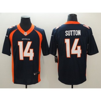 Men's Denver Broncos #14 Courtland Sutton Navy Vapor Untouchable Limited NFL Stitched Jersey Men's Denver Broncos #14 Courtland Sutton Navy Vapor Untouchable Limited NFL Stitched Jersey