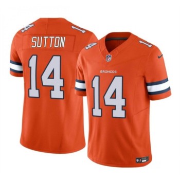 Men's Denver Broncos #14 Courtland Sutton Orange 2023 F.U.S.E. Vapor Untouchable Stitched Jersey Men's Denver Broncos #14 Courtland Sutton Orange 2023 F.U.S.E. Vapor Untouchable Stitched Jersey