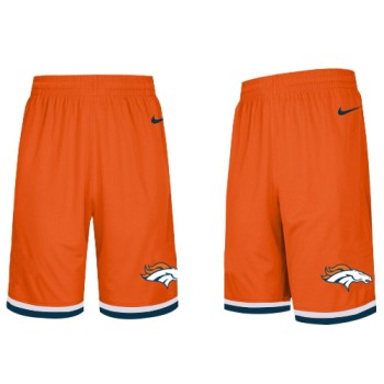 Men's Denver Broncos 2019 Orange Knit Performance Shorts Men's Denver Broncos 2019 Orange Knit Performance Shorts