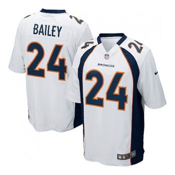 Men's Denver Broncos #24 Champ Bailey White Vapor Untouchable Limited NFL Stitched Jersey Men's Denver Broncos #24 Champ Bailey White Vapor Untouchable Limited NFL Stitched Jersey