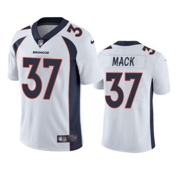 Men's Denver Broncos #37 Marlon Mack White Vapor Untouchable Stitched Jersey Men's Denver Broncos #37 Marlon Mack White Vapor Untouchable Stitched Jersey