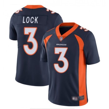 Men's Denver Broncos #3 Drew Lock Navy 2019 Vapor Untouchable Stitched NFL Jersey Men's Denver Broncos #3 Drew Lock Navy 2019 Vapor Untouchable Stitched NFL Jersey