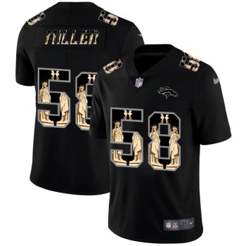 Men's Denver Broncos #58 Von Miller 2019 Black Statue of Liberty Limited Stitched NFL Jersey Men's Denver Broncos #58 Von Miller 2019 Black Statue of Liberty Limited Stitched NFL Jersey