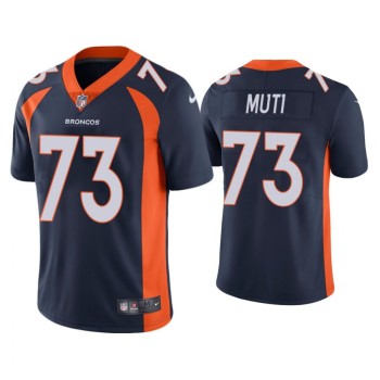 Men's Denver Broncos #73 Netane Muti Navy Vapor Untouchable Limited Stitched Jersey Men's Denver Broncos #73 Netane Muti Navy Vapor Untouchable Limited Stitched Jersey