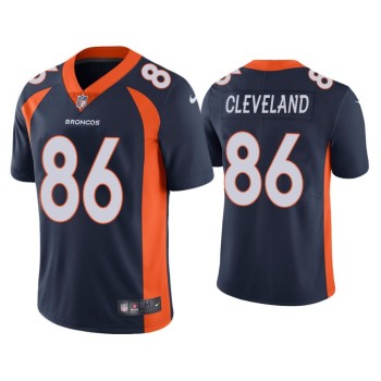 Men's Denver Broncos #86 Tyrie Cleveland Navy Vapor Untouchable Limited Stitched Jersey Men's Denver Broncos #86 Tyrie Cleveland Navy Vapor Untouchable Limited Stitched Jersey