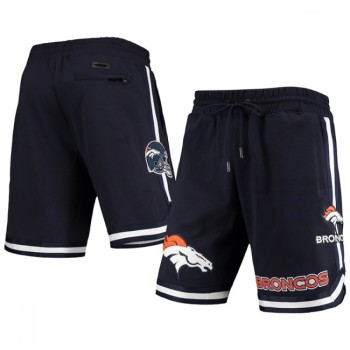 Men's Denver Broncos Navy Shorts Men's Denver Broncos Navy Shorts