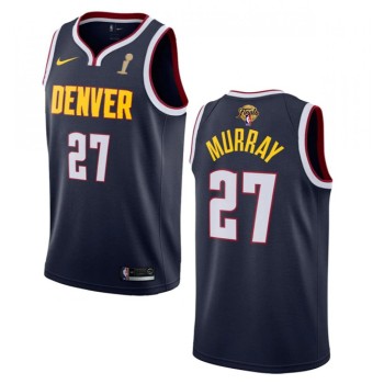 Men's Denver Nuggets #27 Jamal Murray Navy 2023 Finals Champions Icon Edition Stitched Basketball Jersey Men's Denver Nuggets #27 Jamal Murray Navy 2023 Finals Champions Icon Edition Stitched Basketball Jersey