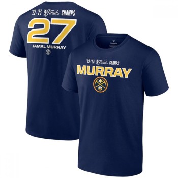 Men's Denver Nuggets #27 Jamal Murray Navy Name & Number T-Shirt Men's Denver Nuggets #27 Jamal Murray Navy Name & Number T-Shirt