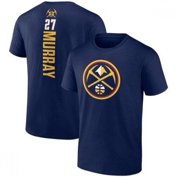Men's Denver Nuggets #27 Jamal Murray Navy Name & Number T-Shirt Men's Denver Nuggets #27 Jamal Murray Navy Name & Number T-Shirt