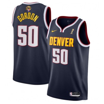 Men's Denver Nuggets #50 Aaron Gordon Navy 2023 Finals Champions Icon EditionStitched Basketball Jersey Men's Denver Nuggets #50 Aaron Gordon Navy 2023 Finals Champions Icon EditionStitched Basketball Jersey