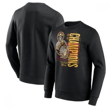 Men's Denver Nuggets Black 2023 Finals Champions Locker Room Long Sleeve Sweatshirt Men's Denver Nuggets Black 2023 Finals Champions Locker Room Long Sleeve Sweatshirt