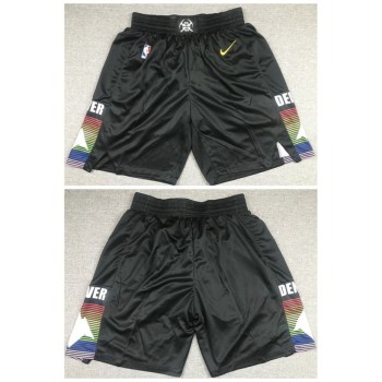 Men's Denver Nuggets Black Shorts (Run Small) Men's Denver Nuggets Black Shorts (Run Small)