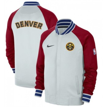 Men's Denver Nuggets Grey/Red 2022/23 City Edition Full-Zip Jacket Men's Denver Nuggets Grey/Red 2022/23 City Edition Full-Zip Jacket