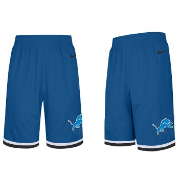 Men's Detroit Lions 2019 Blue Knit Performance Shorts Men's Detroit Lions 2019 Blue Knit Performance Shorts