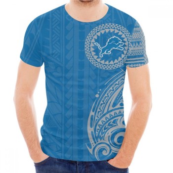 Men's Detroit Lions Blue T-Shirt Men's Detroit Lions Blue T-Shirt