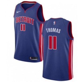 Men's Detroit Pistons #11 Isiah Thomas Blue Stitched NBA Jersey Men's Detroit Pistons #11 Isiah Thomas Blue Stitched NBA Jersey
