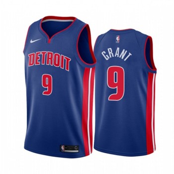 Men's Detroit Pistons #9 Jerami Grant 2020-21 Blue Stitched NBA Jersey Men's Detroit Pistons #9 Jerami Grant 2020-21 Blue Stitched NBA Jersey