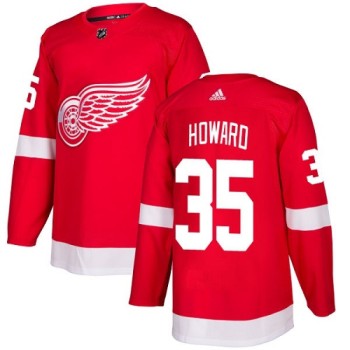 Men's Detroit Red Wings #35 Jimmy Howard Red Stitched NHL Jersey Men's Detroit Red Wings #35 Jimmy Howard Red Stitched NHL Jersey