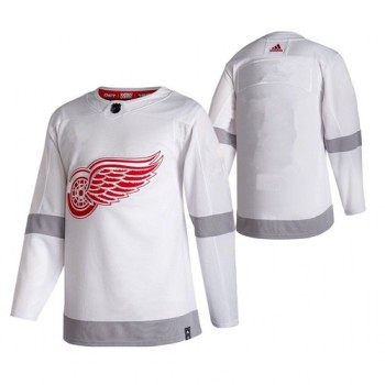 Men's Detroit Red Wings White 2020-21 Reverse Retro Stitched Jersey Men's Detroit Red Wings White 2020-21 Reverse Retro Stitched Jersey