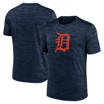 Men's Detroit Tigers Navy Team Logo Velocity Performance T-Shirt Men's Detroit Tigers Navy Team Logo Velocity Performance T-Shirt