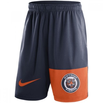Men's Detroit Tigers Navy Cooperstown Collection Dry Fly Shorts Men's Detroit Tigers Navy Cooperstown Collection Dry Fly Shorts