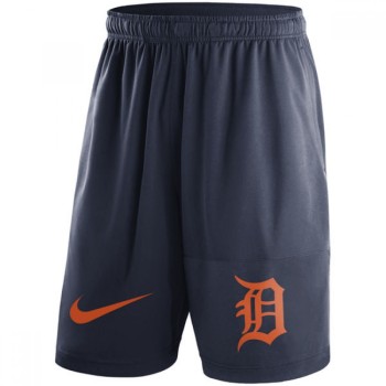 Men's Detroit Tigers Navy Dry Fly Shorts Men's Detroit Tigers Navy Dry Fly Shorts