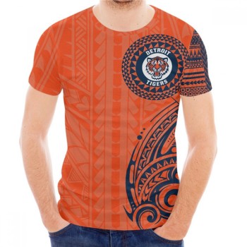 Men's Detroit Tigers Orange T-Shirt Men's Detroit Tigers Orange T-Shirt